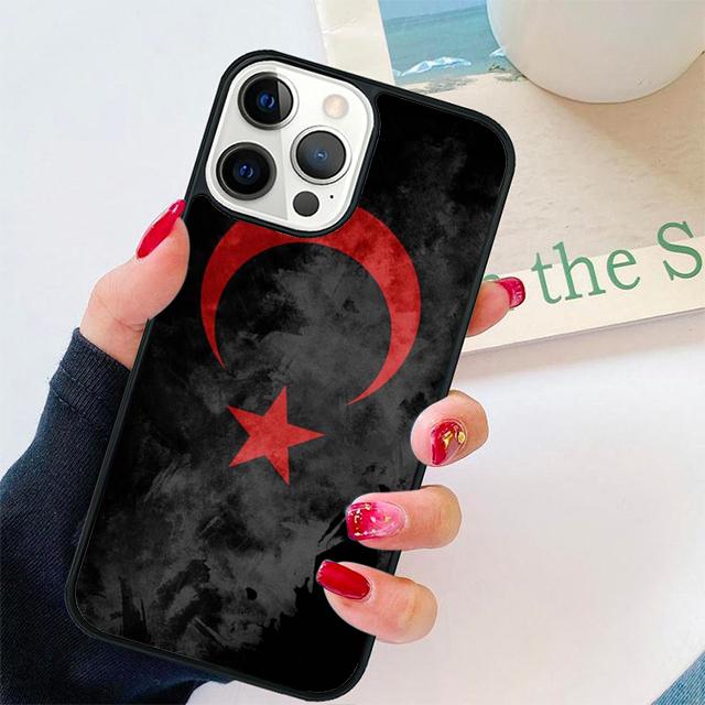 Турция Турецкий Флаг Чехол-Ракушка Для iPhone 17 Air 15 16 14 13 12 Pro Max 11 Pro Max Plus Чехол для Телефона