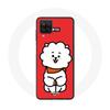 Case for Samsung Galaxy A12 BTS Bangtan Boys BT21 RJ Jin Red Background