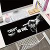 Trust No One Design Large Mouse Pad x3MM Non-Slip keyboard pad Black Desk Mat for Gamers Office for PC gaming accessories
