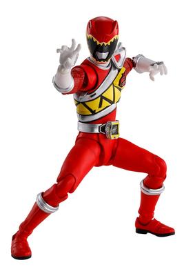 TAMASHII NATIONS Zyuden Sentai Kyoryuger Киорю Красный 145мм Раскрашенная Подвижная Фигурка S.H.Figuarts (Синкочо Сейхо) приблизительно. АБС и ПВХ