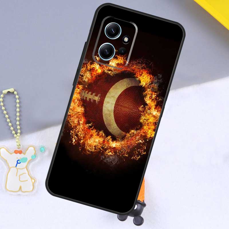 Спортивный чехол для американского футбола для Xiaomi Redmi Note 11 10 9 8 12 Pro 10S 11S 12S Чехол для Redmi 12 9C 10C 12C 13C