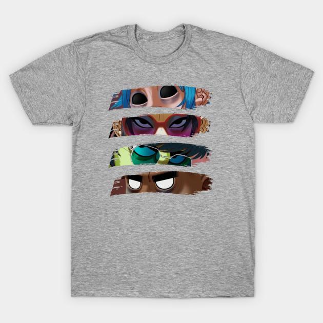 Модная унисекс футболка с принтом в стиле Gorillaz, больших размеров XS-6XL, 100% хлопок, топы, футболки с круглым вырезом и коротким рукавом