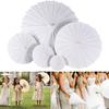 White Wedding Umbrella Paper Photo Prop Cosplay Party Decor DIY Craft Bridal