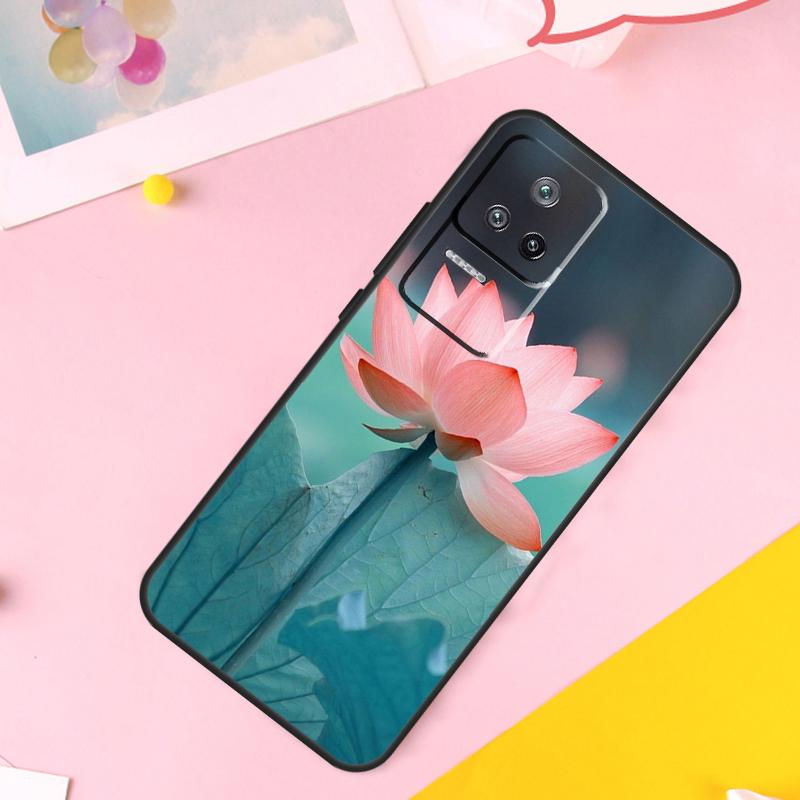 Летний чехол с лотосом для Xiaomi 14 Ultra 13 11T 12T 13T Pro 12 Lite POCO X6 Pro M6 X3 X4 X5 M5s F3 F5