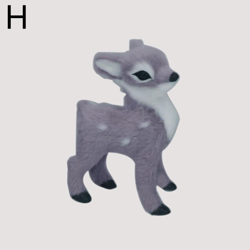 1 шт. садовый пейзаж миниатюрный реалистичный олень милый ПВХ садовый декор украшения фигурка куклы домашний подарок