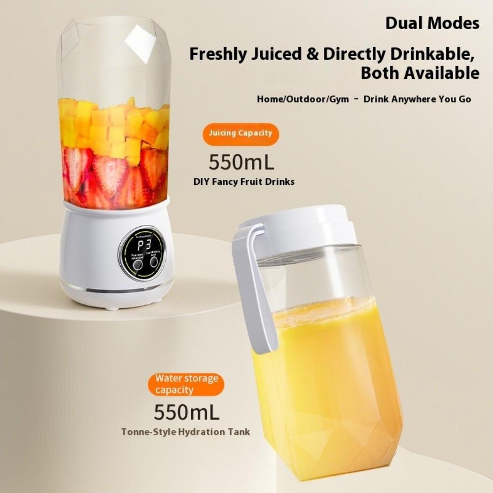 Wireless Handheld Blender Bottle 10 Blades Electric Juice Blender Cup Ice Crusher  Ice Crusher