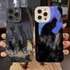 Cartoon Dark Funny Monster Cat Fox Creative Phone Case For iPhone 16 11 12 13 14 15 Pro Max 13 15 Pro XS XR XS 7 8 PLUS SE Cover