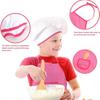 Kids Baking Set 26 Pcs Real Baking Tools for Kids - Toddler Cooking Set with Chef Hat Apron Measuring Spoons Rolling Pin