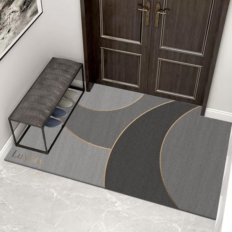 Light Luxury Door Floor Mat Crystal Velvet Carpet NonSlip And DirtResistant Foot Mat Absorbent Floor Mat Entrance Door Mat