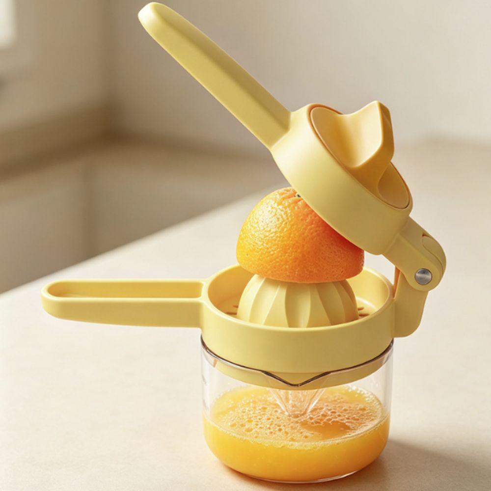 Hand-operated Rotary Orange Squeezer Labor Saving Mini Fruit Presser Portable Citrus Presser Home