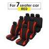 7-seater Car Seat Cover Suitable for Most Cars, Trucks, SUVs or Box Trucks Full Set of Car Seat Covers 4 Colors