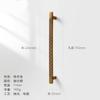 WV Chinese Style Zinc Alloy Black Gold Door Handles Kitchen Cabinet Handles Solid Drawer Knobs Fashion Furniture Hardware