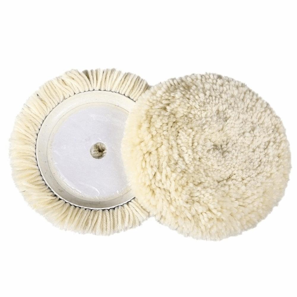 Hook & Loop Grip Wool Polishing Pad 7 Inch Polishing Machine Accessories For Vehicle