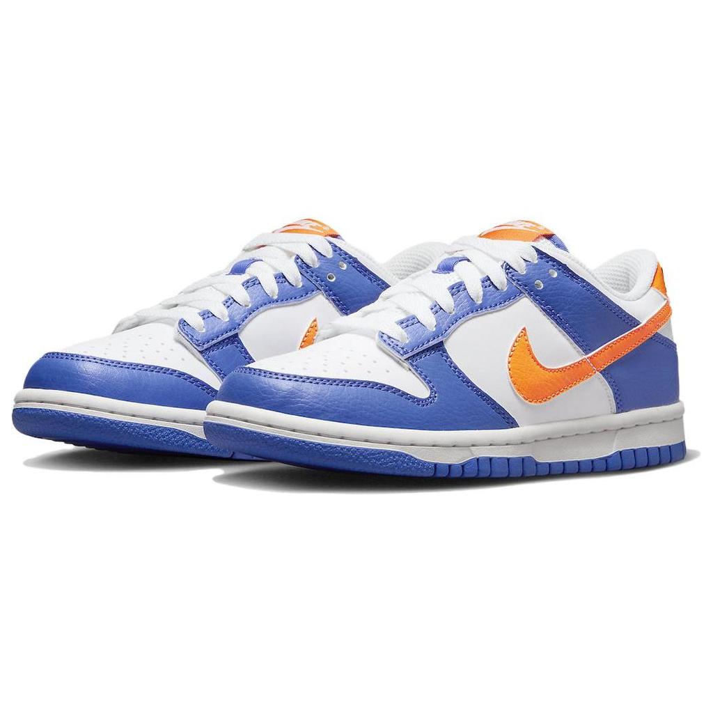 Nike Детские кроссовки Dunk Low GS Knicks Blue Blue-Joy Bright-Mandarin FN7783-400