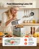 Electric Food Steamer 13L 2-Tier Stainless Steel for 3-6 Servings, 1500W Vegetable & Meal Steamer for Cooking with 9 Pre-Programmed Settings, Keep
