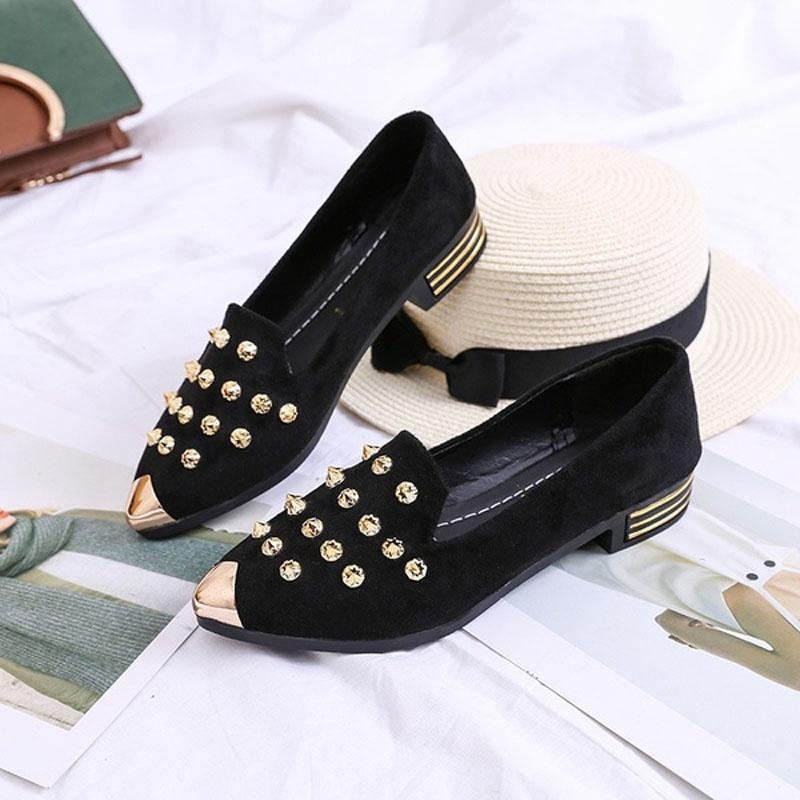 Premium Quality Women Fashion Sexy Comfort Low Heel Ladies Shoes Ballet Flats
