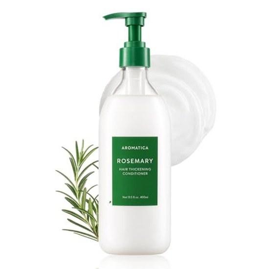 AROMATICA Кондиционер для волос с розмарином 400 мл - Без силикона, увлажняющий, корейский уход за кожей головы