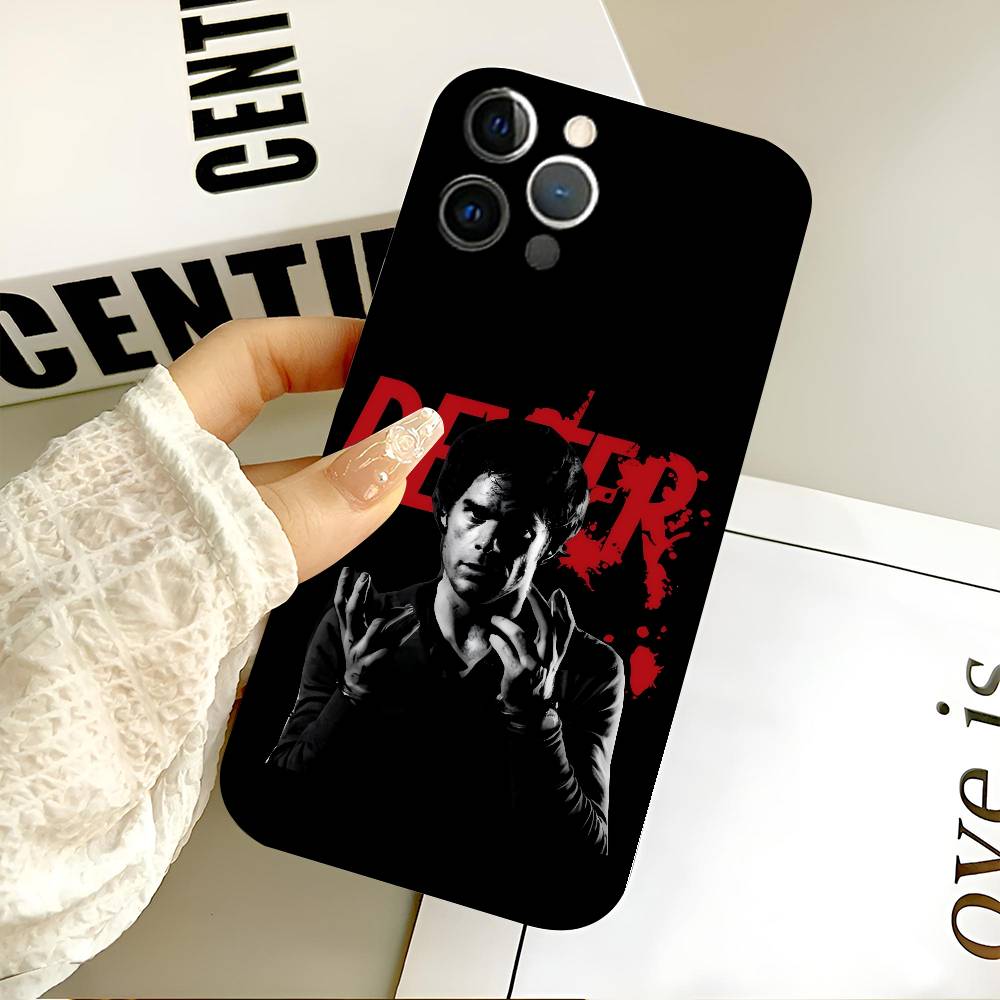 D-Dexter M-Morgan Phone Case Silicone Soft For IPhone 17 Air 16 15 14 13 12 11 Plus Pro Max Plus