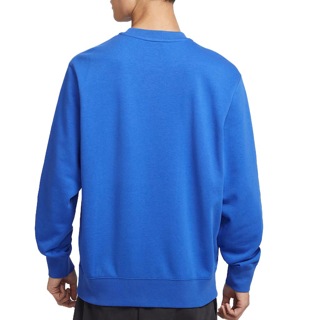 Nike Club Sweatshirts Men's Royal Blue Crew Neck Moderate Regular IB8825-450