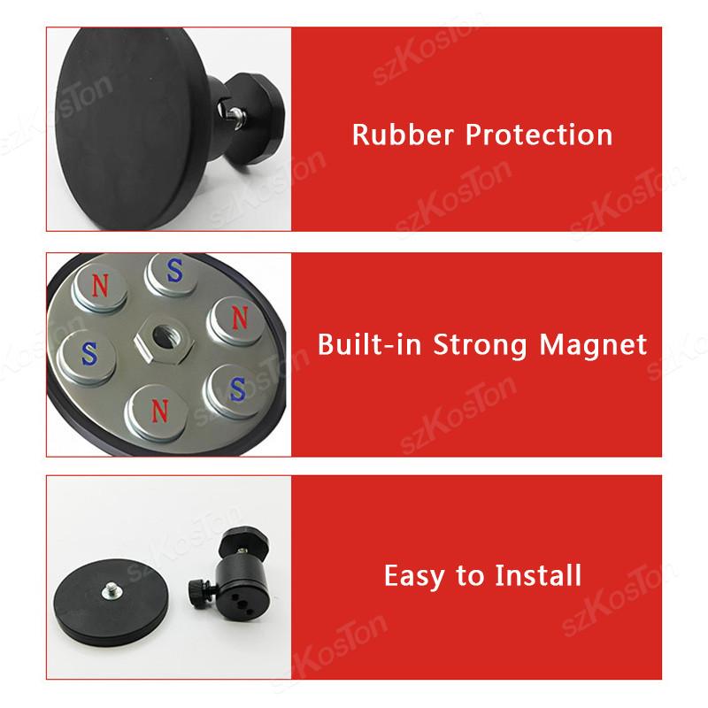 Metal Strong Magnetic Car Suction Cup Mount Camera Holder for GoPro 13 12 11 10 9 Insta360 X4 X3 GO 3S DJI OSMO Action 5 Camera