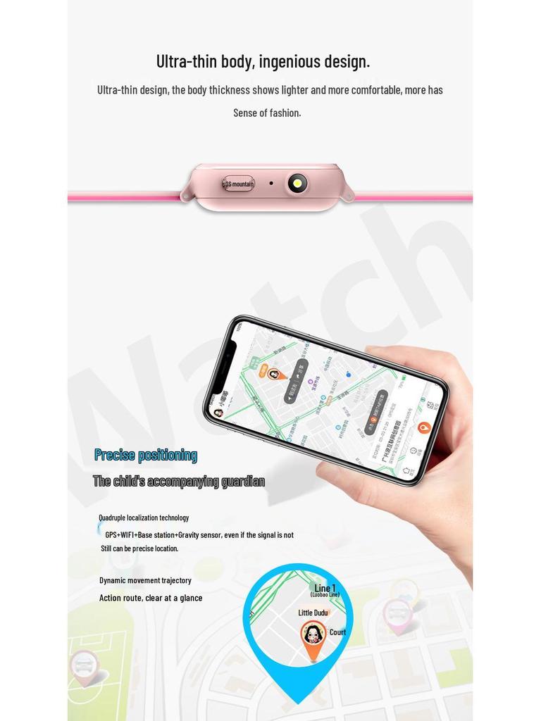 В наличии: Новый детский смарт-браслет S6 с сенсорным экраном, камерой, фонариком и функцией позиционирования телефона