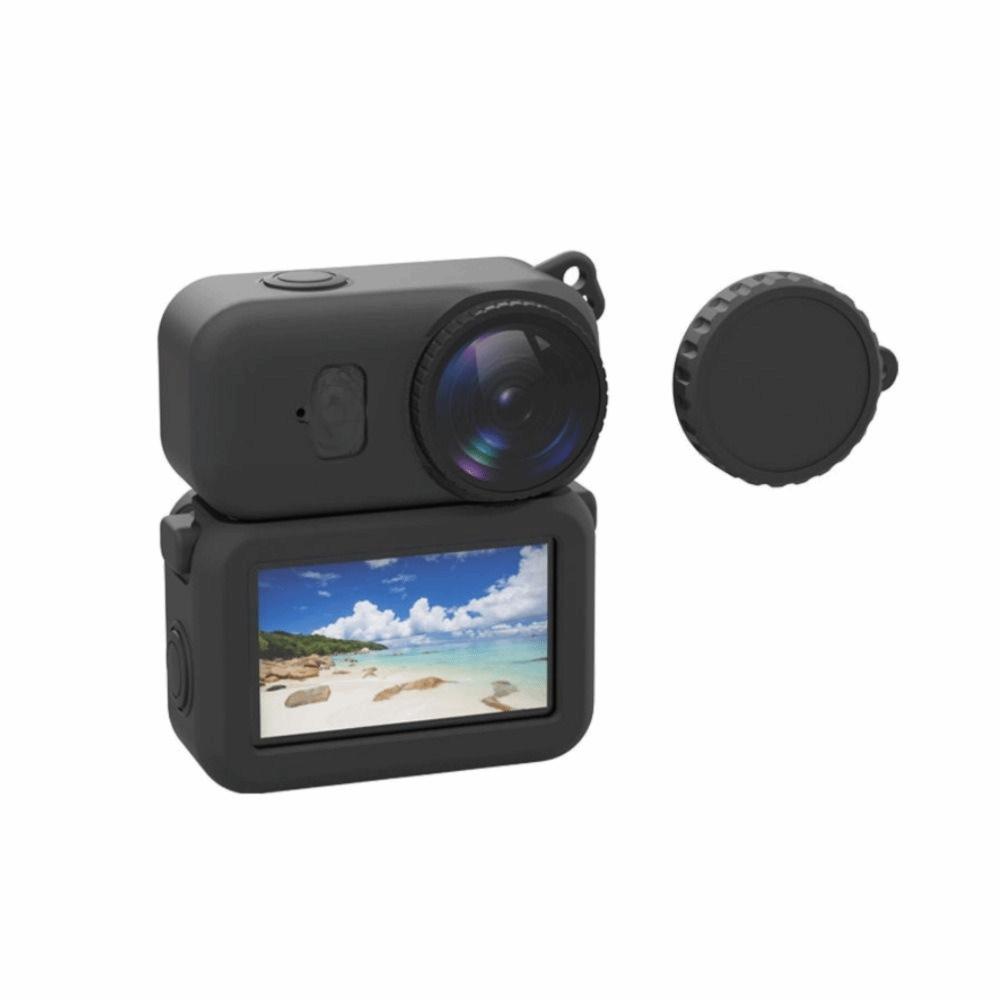 1 Set Lens Cap Silicone Case Camera Body Protector Soft Shell for DJI Osmo Nano Accessories