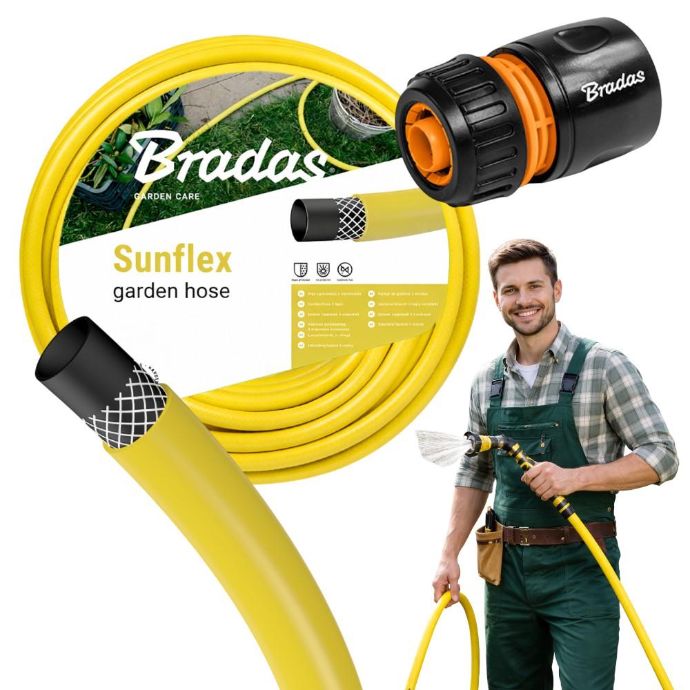 Sunflex Garden Hose 1/2" - 30M with Quick Connector