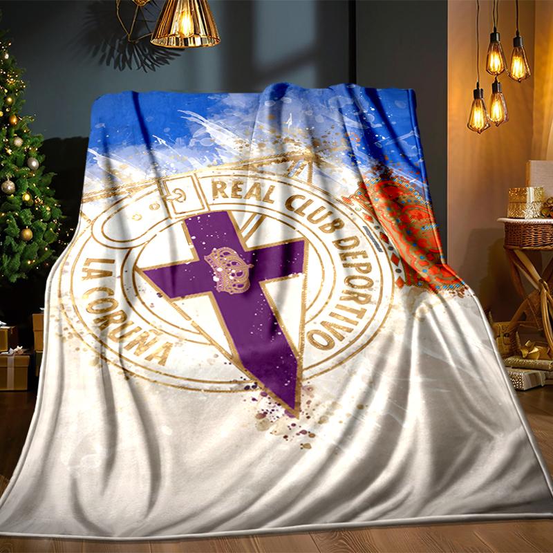 Deportivo Football Blanket Lightweight Ideal Bedding Blanket Perfect for Travel, Camping, Living Rooms, Offices, Sofas, Fan Christmas gift