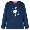 Kids' Long-sleeved T-shirt Navy Blue 92/104/116/128/140