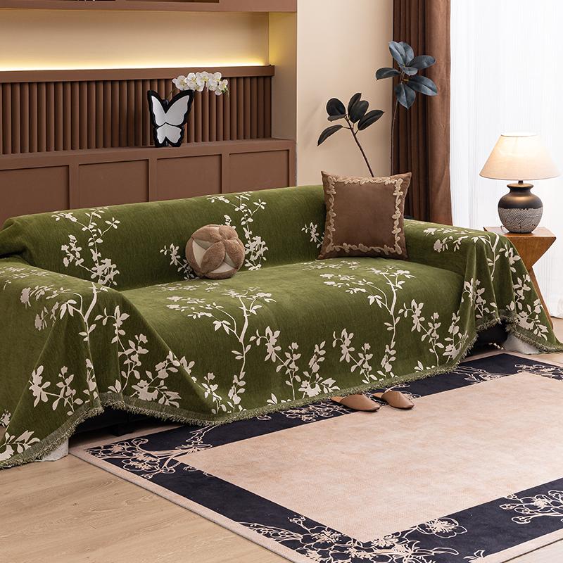 Couch Cover Malus Spectabilis Slipcover Living Room Furniture Protector Sofa Cover Towel For Decorate Sofa Sitting Cushion Blank