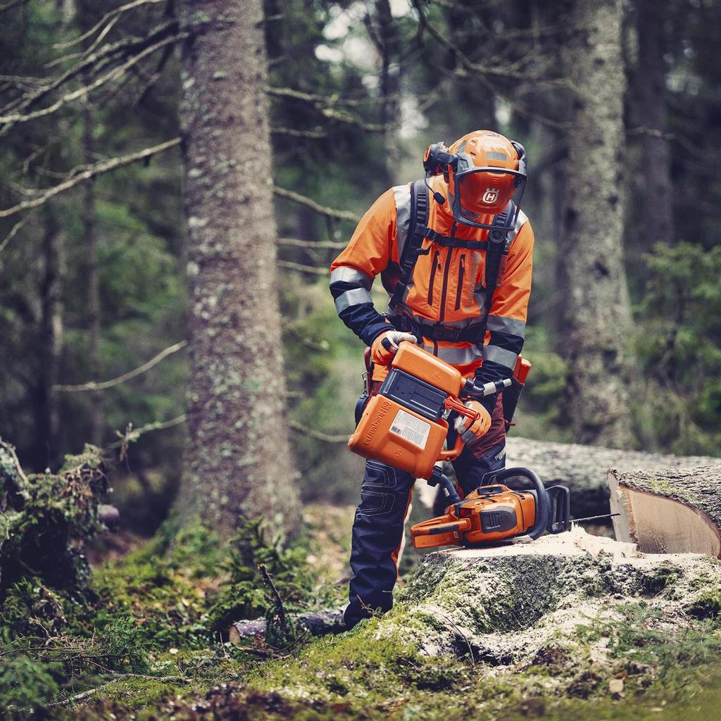 Husqvarna Комбинированная канистра из полиэтилена 5 л для бензина / 2,5 л для цепного масла с функцией защиты от перелива 580754201