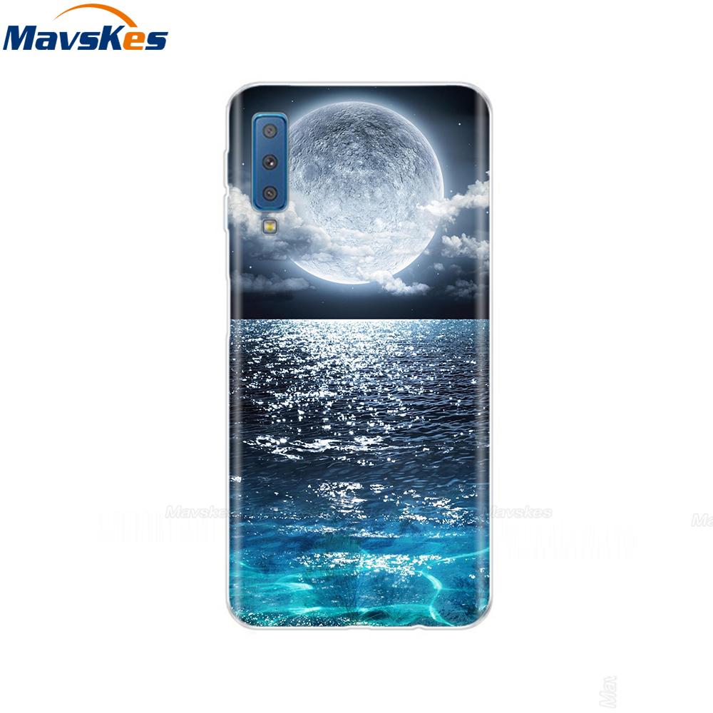 Силиконовый Чехол Для Samsung Galaxy A7 2018 Чехол A750 A750F Чехол 6.0' ТПУ Чехол для Телефона Для Samsung A 7 2018 750 750F Fundas Coque