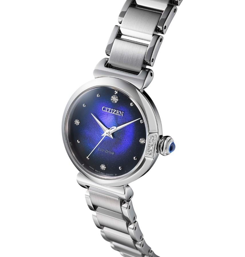 Citizen Женские часы L Eco-Drive Sapphire из нержавеющей стали EM1060-87L