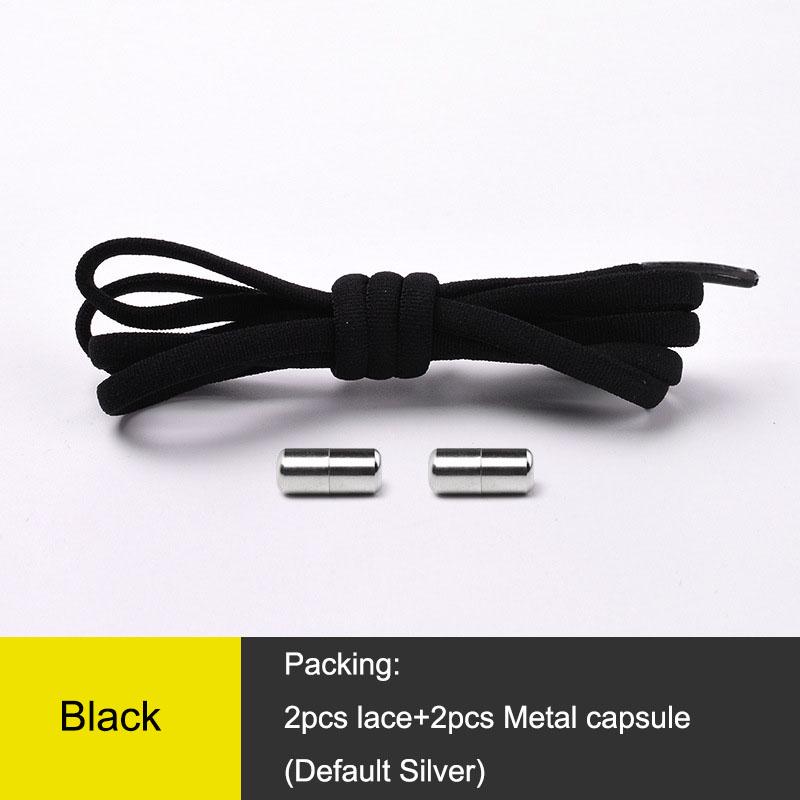 1Pair Elastic Locking Shoelaces Kids Adult Sneakers Quick Shoelace Lazy Shoe Laces Semicircle Shoe