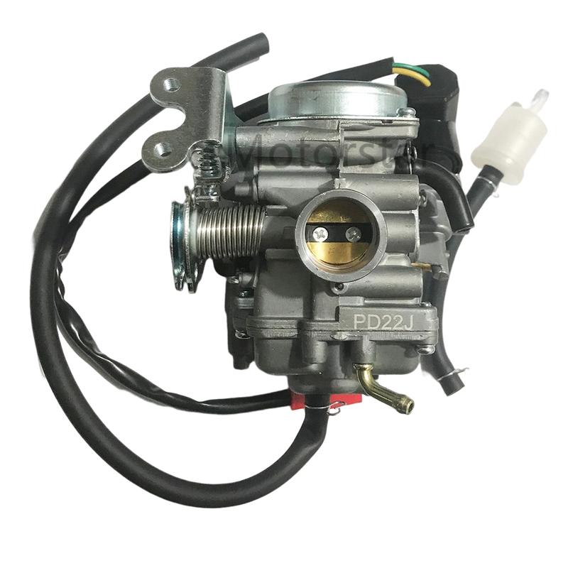 Карбюратор PD22J для китайских 50cc 60cc 80cc 100cc 139QMB 139QMA 149QMG CVK Для 22мм двигателя GY6 Скутера 100CC-125CC Мопеда карбюратор