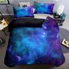 Galactic Outer Space 3D Printed Universe Bedding Cover Pillowcase Psychedelic Duvet Cover For Teen Adult Quilt Cover With Zipper
