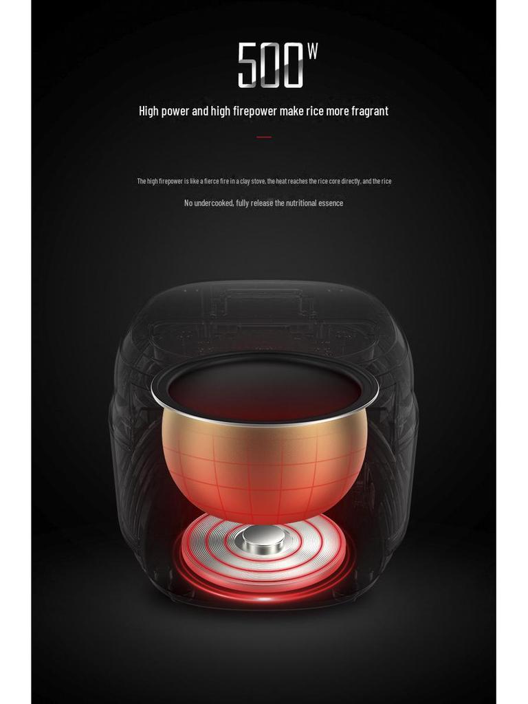 Умная многофункциональная рисоварка большой вместимости с антипригарным покрытием для домашнего использования