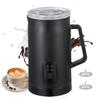 Electric Milk Frother 400W 580ml/19.61oz Warm and Cold Milk Foamer Silent Operation 4 In 1