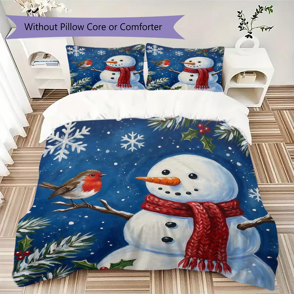 Hot Cocoa Delight Pattern Bedding uilt Set uilt Cover Pillowcase Home Decoration Birthday Gift (1 * duvet cover + 2 * pillowcase without core)_XIA