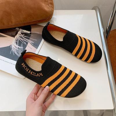 Женская повседневная обувь, легкая сетчатая обувь, женские модные кроссовки, дышащие ленивые женские мокасины, туфли на плоской мягкой подошве