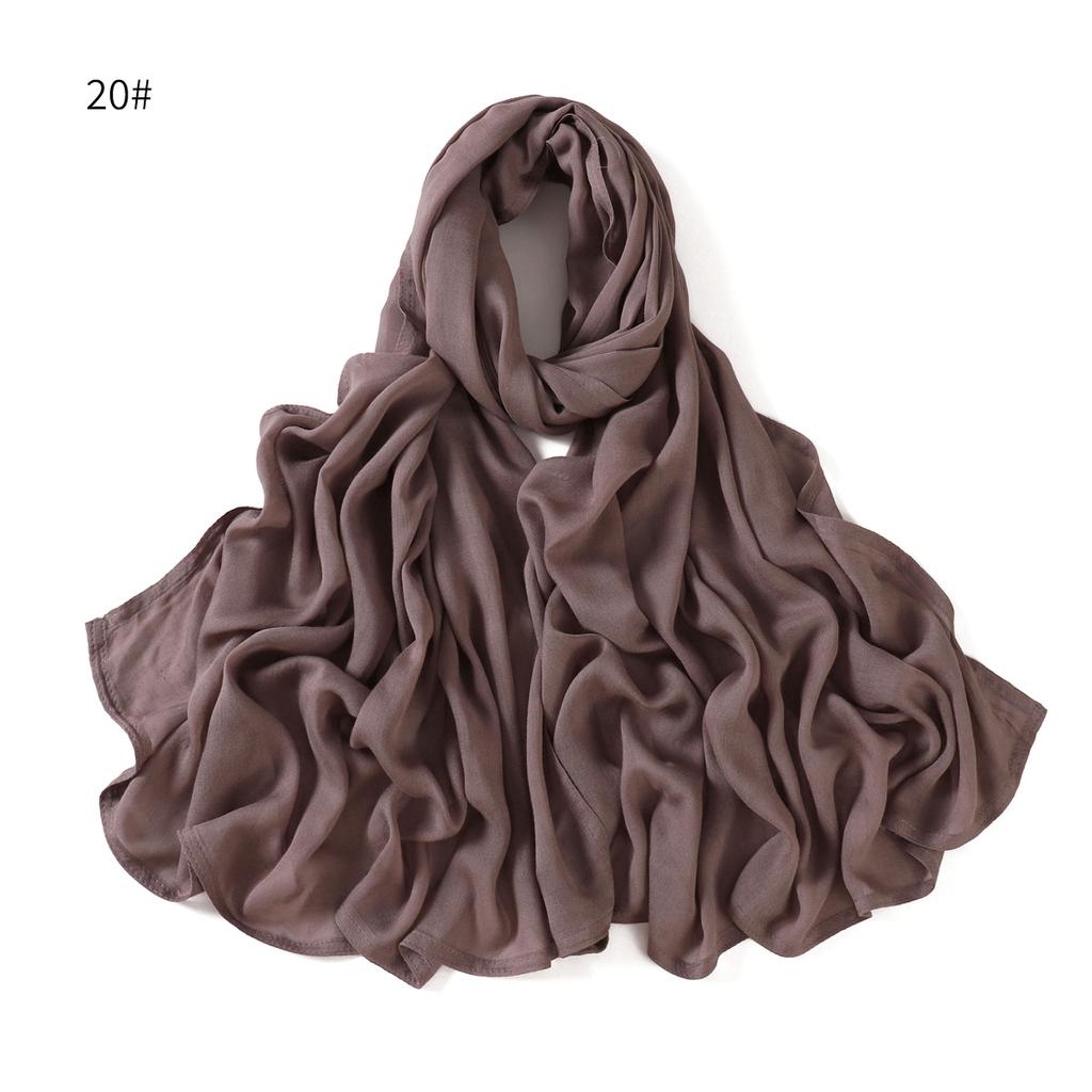 Новый хлопково-льняной шарф для женщин, девушек, студенток. Осень, зима. Однотонные длинные шарфы. Мягкий вискозный шаль. Женские накидки-шарфы