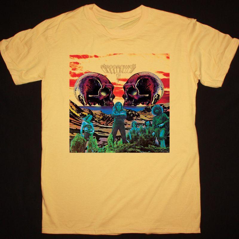 Retro Steppenwolf 7 Steppenwolf Band Shirt Yellow Unisex Size S-5XL 1V0151 Unisex T-Shirt