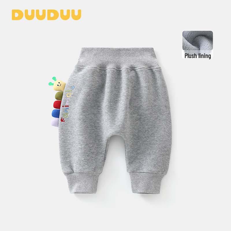 DUUDUU Утепленные штаны на флисе для новорожденных - Большие штаны-комбинезон класса А для осени/зимы 2025