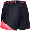 Under Armour Sports Shorts Women's Black/Pink Color Moderate Knitted Shorts Unisex 1344552-009