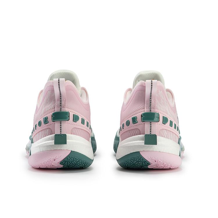 Новые баскетбольные кроссовки 361° BIG3 5.0 Quick PRO Мужские Низкие Белый/Чисто белый Розовый 672421111-12