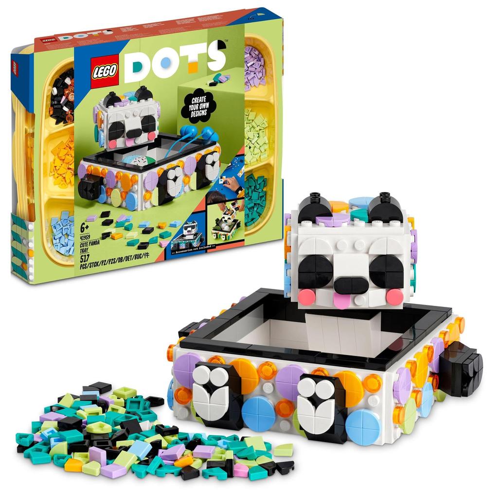LEGO Dots Cute Panda Tray 41959 Toy Block Present Jewelry Craft Boys Girls Ages 6+