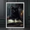 Dark Academy Art Wall Poster Victoria Crow Witch Ghost Halloween Background Decoration Gothic Image Printing Canvas Painting