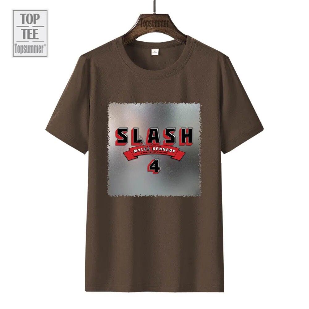 4 Album T Shirt Slash Tour T-Shirt Fashion Harajuku Oversized Tshirts Couples Graphic Print Tops