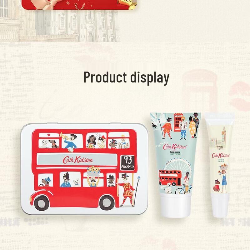 Набор Cath Kidston «Лондонский автобус» для ухода за руками и губами