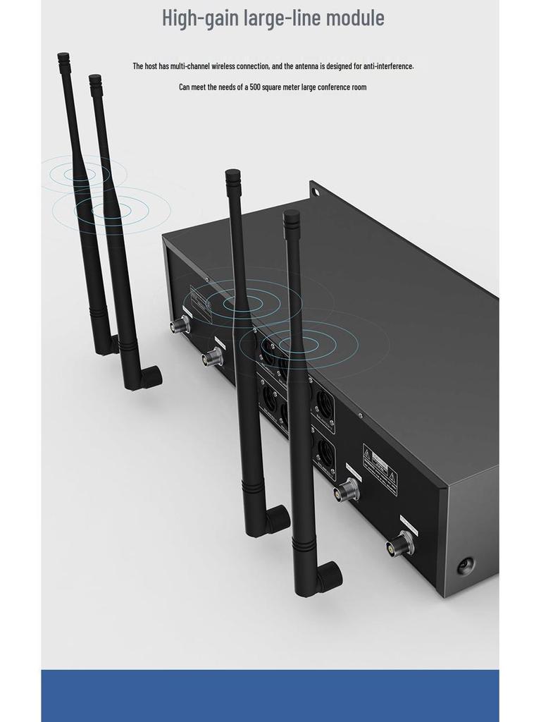 HuiDu HD-9318 Профессиональная беспроводная FM-система конференц-микрофонов